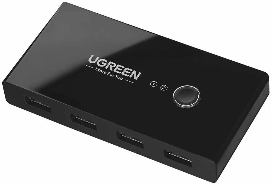 USB jungiklis KVM USB 2x4 UGREEN USB 2.0