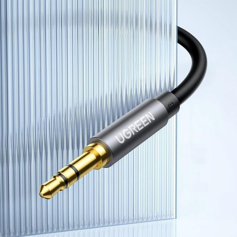 UGREEN AUX kabelio prailginimas mini-jack 3.5mm 1m - Pilkas