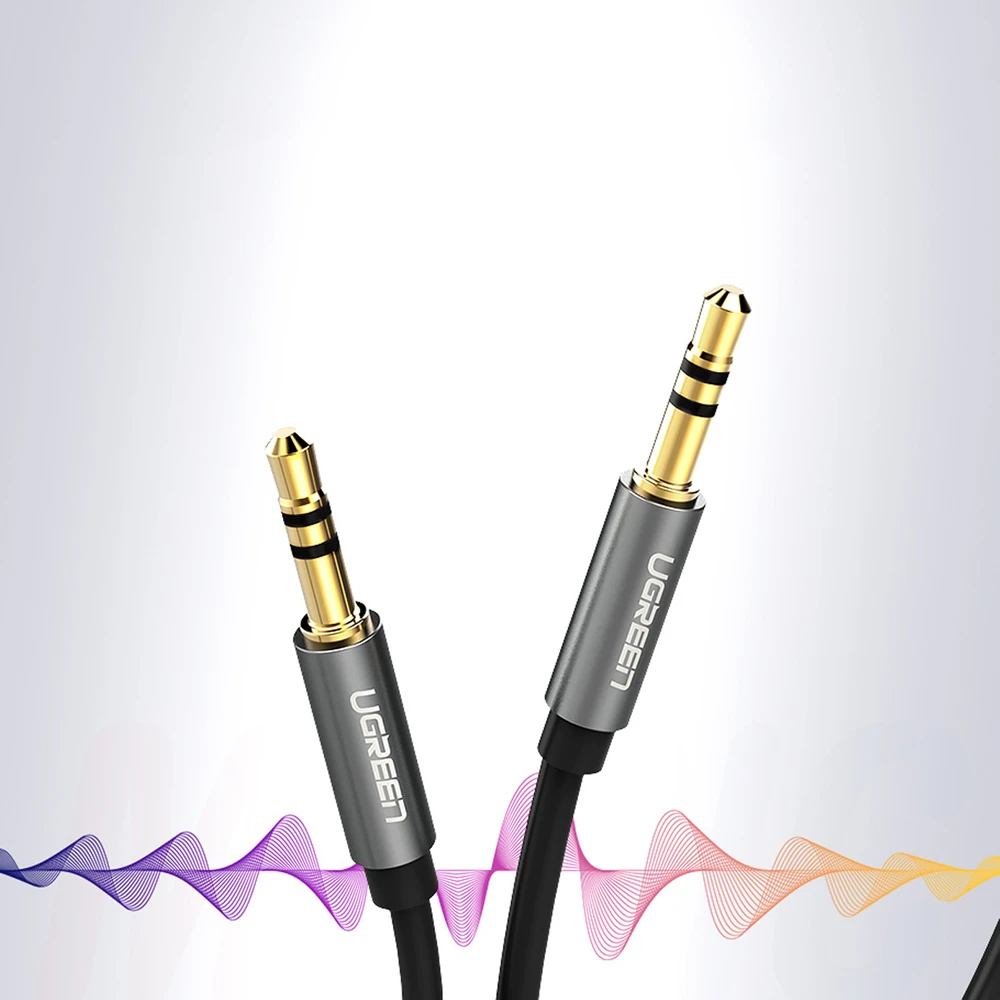 UGREEN 3.5mm AUX kabelis 1m - Juodas