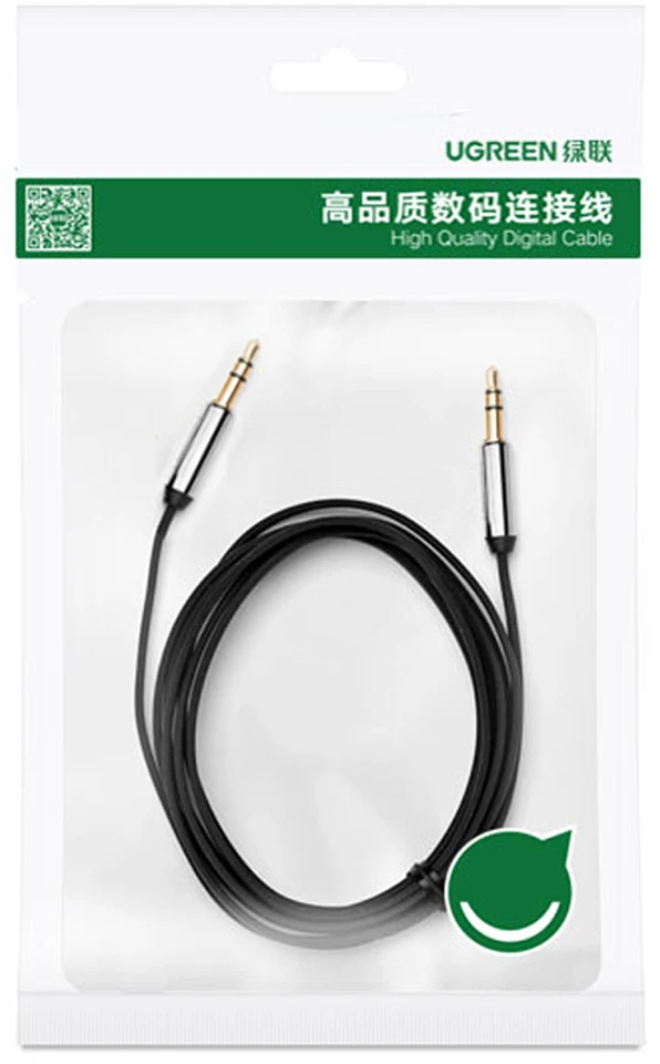 UGREEN 3.5mm AUX kabelis 1m - Juodas