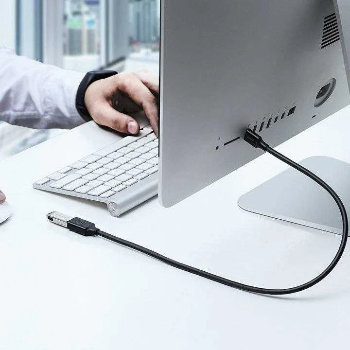 USB 3.0 kabelis UGREEN 10368B, vyriškas, 1 m (juodas)