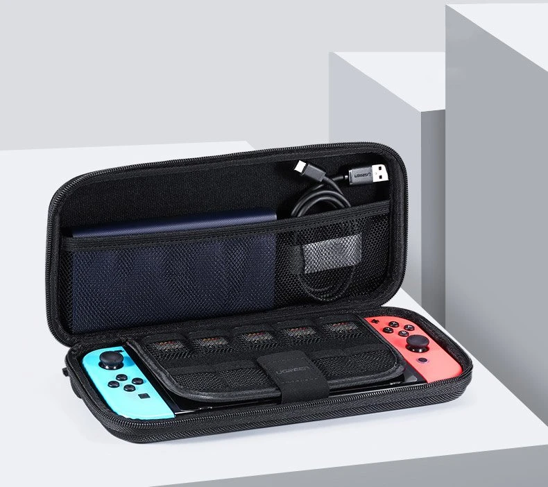 Ugreen Dėžutė Nintendo Switch ir priedams S 26,5 x 10 x 13,5 cm juodos spalvos (50275 LP145)