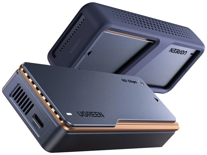 Ugreen M.2 NVMe SSD enclosure D703 USB4 Pilkas