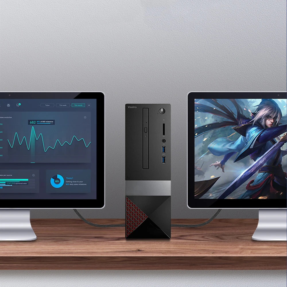 UGREEN HD140 HDMI 2.1, 8K 60Hz, 2m cable (juodas)
