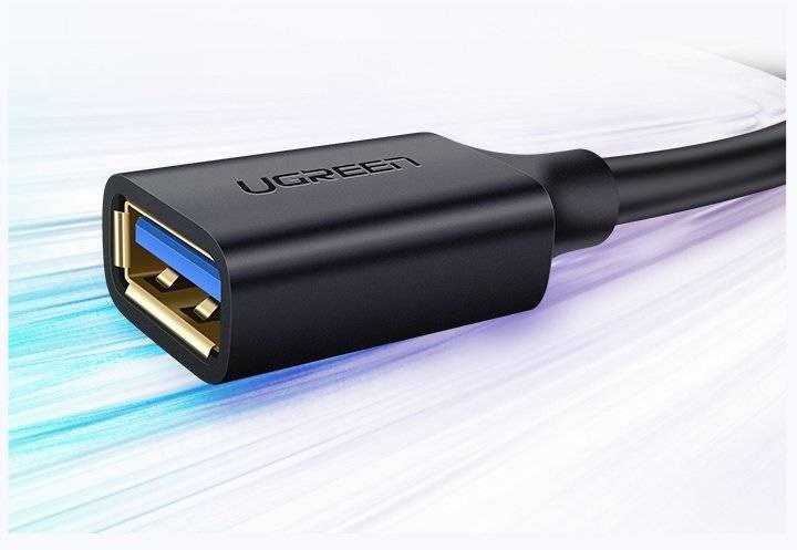 Prailgintas kabelis UGREEN USB 3.0 2m (juodas)