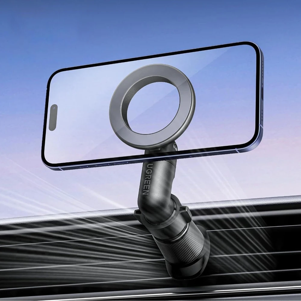 Ugreen Automobilinis magnetinis telefono laikiklis (į ventiliacijos groteles), juodas