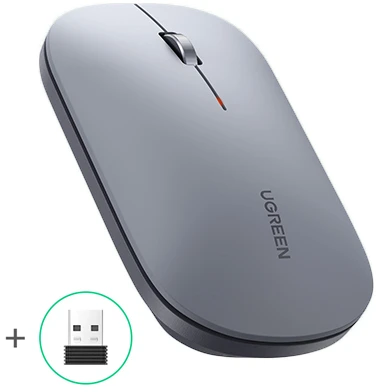 Ugreen Inphic PM1 Silent 2.4G belaidė pelė (pilka)