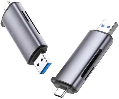 UGREEN USB + USB-C adapteris kortelių skaitytuvas SD + Micro SD