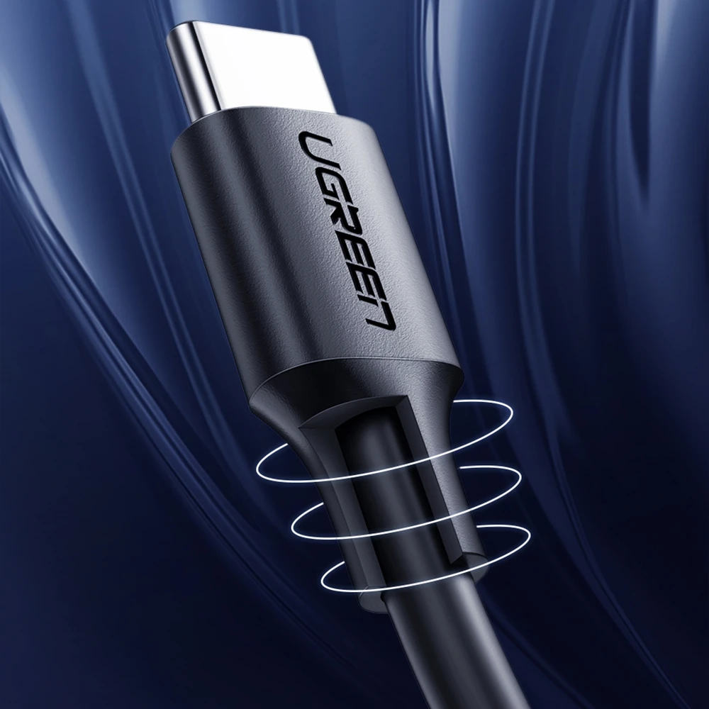 USB-C laidas – USB-C UGREEN US286 3m - Juodas
