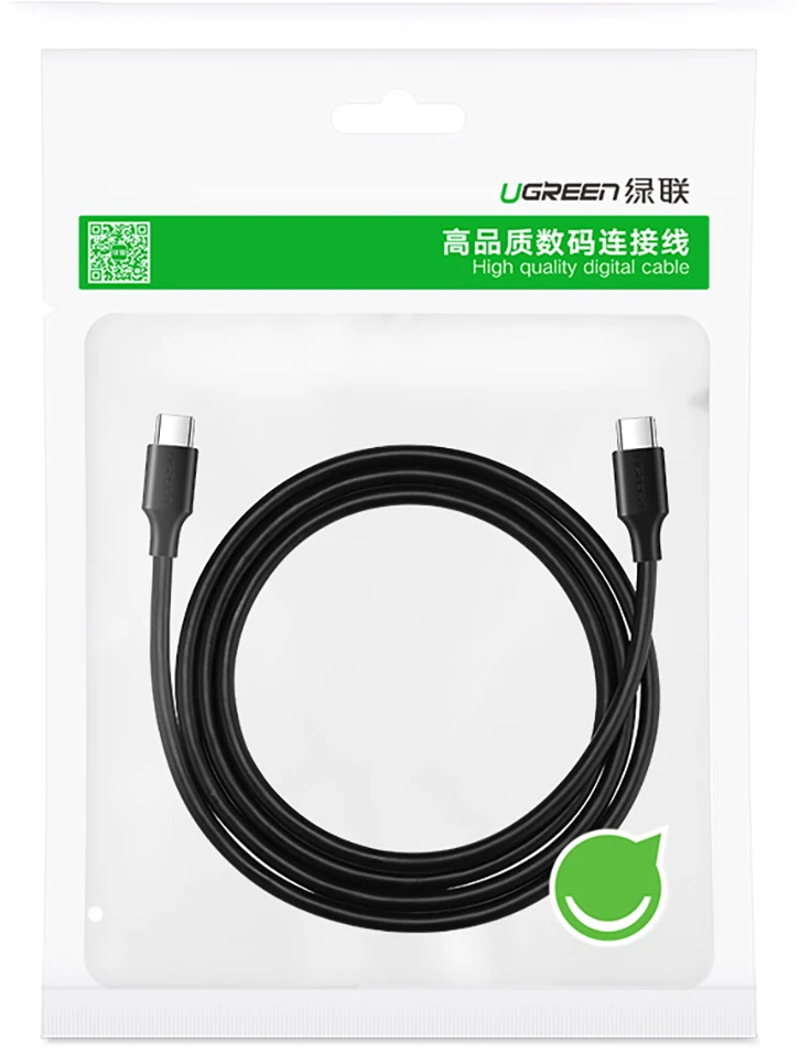 USB-C laidas – USB-C UGREEN US286 3m - Juodas