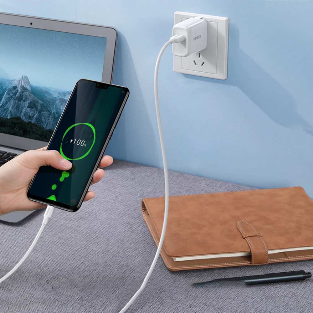 UGREEN microUSB laidas QC 3.0 2.4A 2m