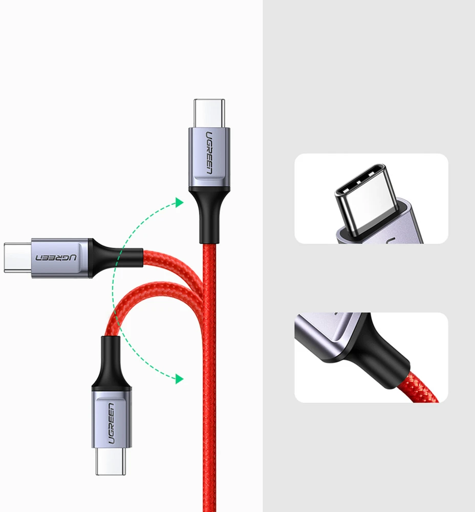 UGREEN USB-C - USB-C laidas 2.0 1m