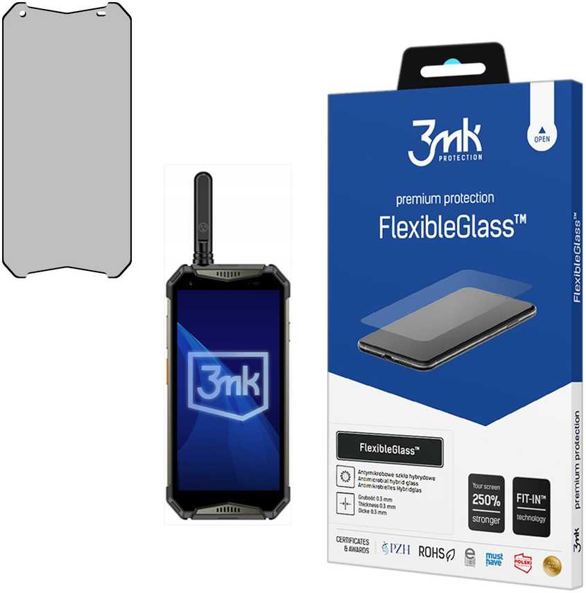 3Mk apsauga „Ulefone Armor 20WT“ – 3mk FlexibleGlass