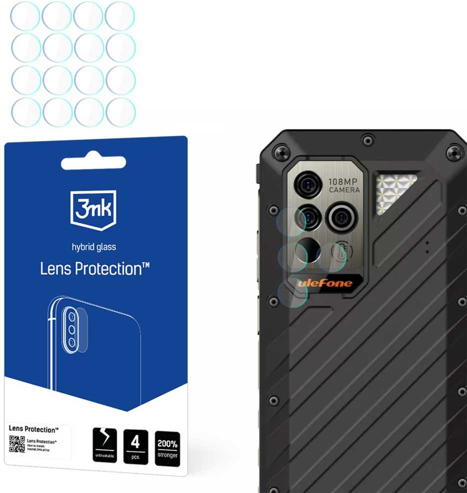 3Mk Protection Ulefone Power Armor 18 / 18T / 18 Ultra – 3mk apsauginis objektyvas