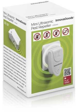 Ultragarsinis graužikus ir vabzdžius atbaidantis prietaisas InnovaGoods Mini