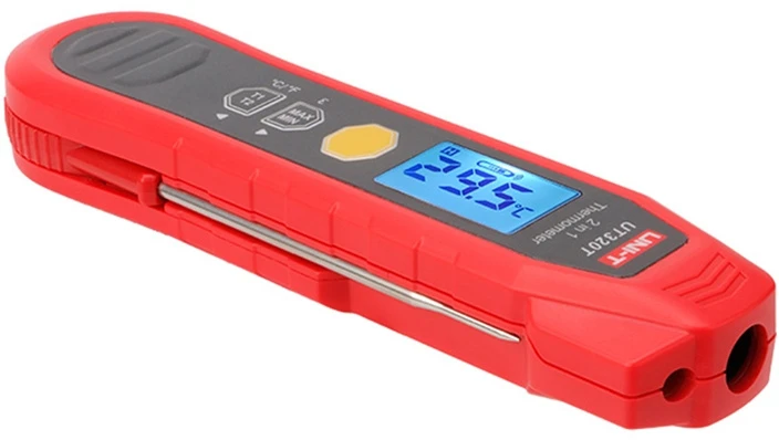 Daugiafukcis termometras IR 40-300°C; -40-300°C ; IP54, Max/Min/Skirtumas/matavimo rakinimasl UNI-T
