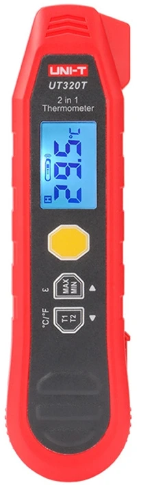 Daugiafukcis termometras IR 40-300°C; -40-300°C ; IP54, Max/Min/Skirtumas/matavimo rakinimasl UNI-T