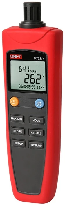 Uni-T UT331+ temperatūros ir drėgmės matuoklis