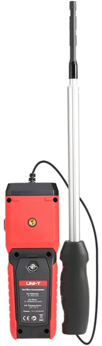 Termo anemometras ; 0~30m/s; -20~70C; 0~999900m³/min, pasirenkama ortakių forma, UNI-T