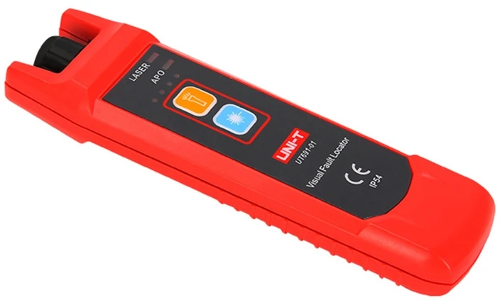 Optinio kabelio testeris, lazeris 650+/-20nm, 1mW; 2-3km, 3.7V 1050mAh, IP54, UNI-T