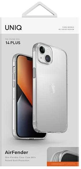 UNIQ Dėklas Air Fender Apple iPhone 14 Plus / 15 Plus 6.7″ nude skaidrus