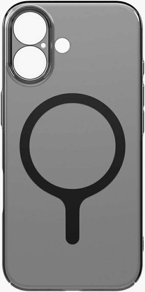 UNIQ Airsuit Dėklas skirtas Apple iPhone 17 Magclick Charging juodos spalvos