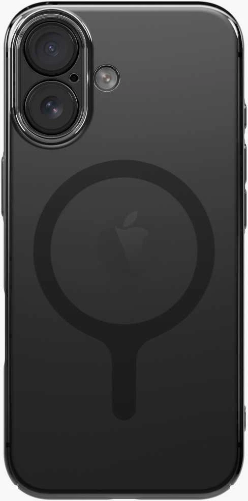 UNIQ Airsuit Dėklas skirtas Apple iPhone 17 Magclick Charging juodos spalvos