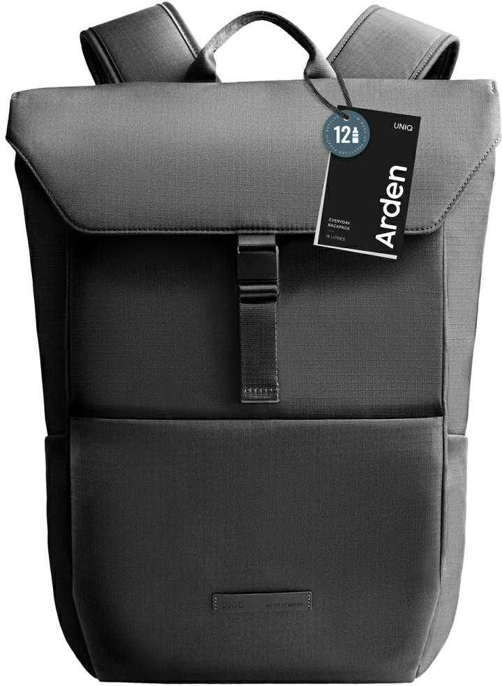 Kuprinė UNIQ Arden RPET 18L juodos spalvos