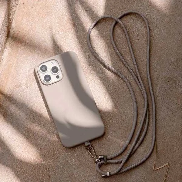 UNIQ Coehl Creme Apple iPhone 16 Pro 6.3″ Magnetic Charging dėklas pilkos spalvos taupe pilkos spalvos