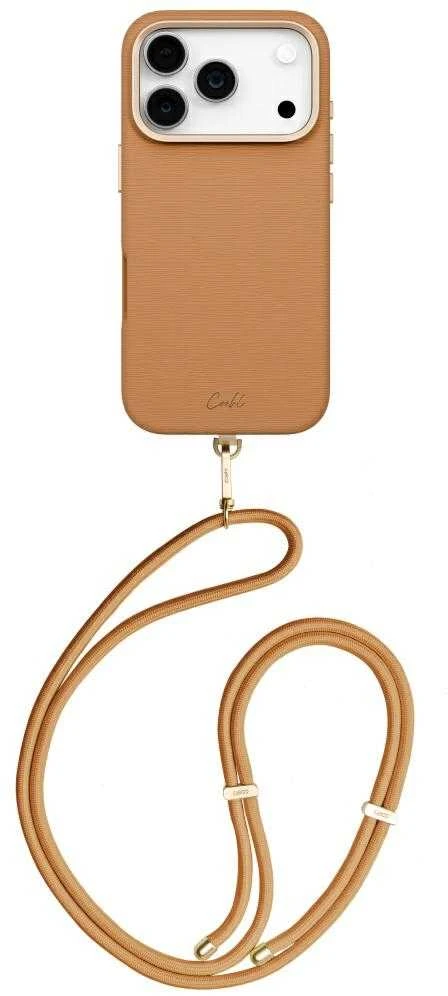 UNIQ Coehl Mirelle Dėklas Apple iPhone 17 Pro Magnetic Charging rudos spalvos