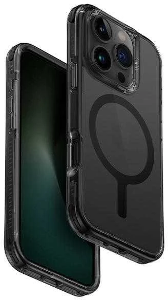 UNIQ Combat dėklas Apple iPhone 16 Pro Max 6.9″ Magclick Charging juodos spalvos carbon juodos spalvos