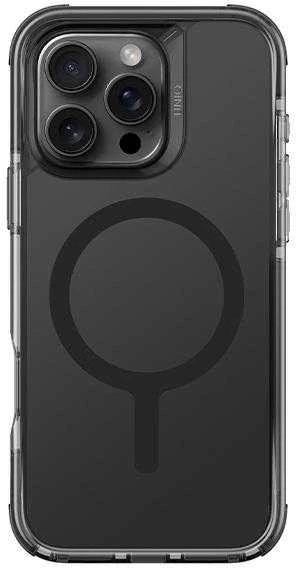 UNIQ Combat dėklas Apple iPhone 16 Pro Max 6.9″ Magclick Charging juodos spalvos carbon juodos spalvos