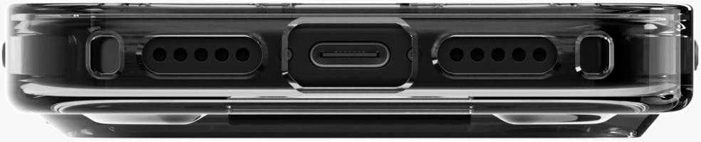 UNIQ Heldro Air Dėklas skirtas Apple iPhone 17 Pro Magclick Charging juodos spalvos