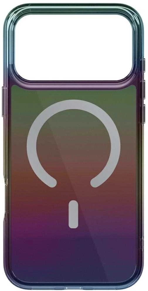 UNIQ Iridescia dėklas skirtas Apple iPhone 17 Pro Max Magclick Charging midnight quartz