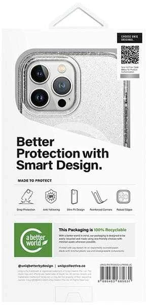 UNIQ dėklas LifePro Xtreme Apple iPhone 15 Pro Max 6.7" Magclick Charging blizgučiais liucentas