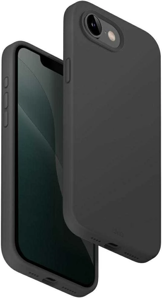 Uniq Lino Magclick įkrovimo dėklas, skirtas iPhone 16e – pilkas