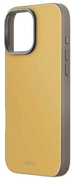 UNIQ dėklas Lyden DS Apple iPhone 16 Pro 6.3″ Magclick Charging yellow-pilkos spalvos