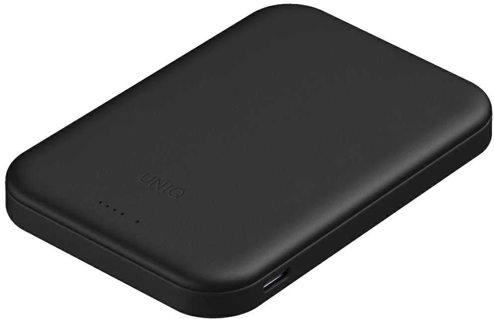 Uniq Lyden Lexa magnetinė 5000mAh PD USB-C išorinė baterija - Juodas