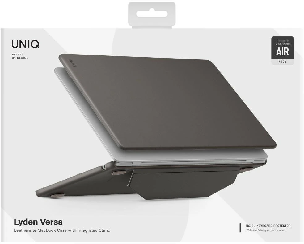 Dėklas Uniq Lyden Versa Case for MacBook Air 13" 2022 / 2024 / 2025 / 2026 - Gray
