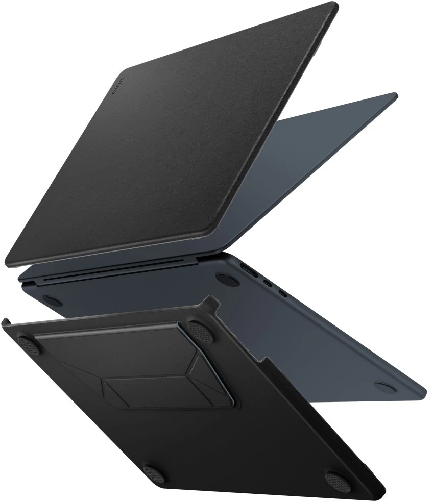 Dėklas Uniq Lyden Versa Case for MacBook Air 13" 2022 / 2024 / 2025 / 2026 - Juodas