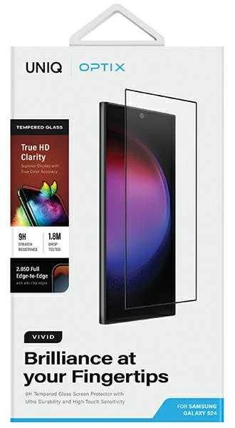 UNIQ Optix Vivid S24 S921 clear Apsauginis stiklas su aplikatoriumi