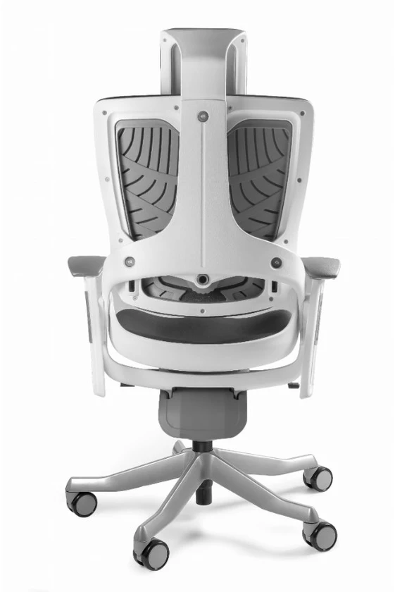 unique Wau 2 BL416 office chair, snowy/baltas fabric