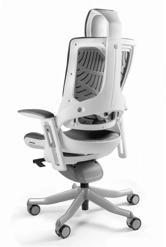 unique Wau 2 BL416 office chair, snowy/baltas fabric