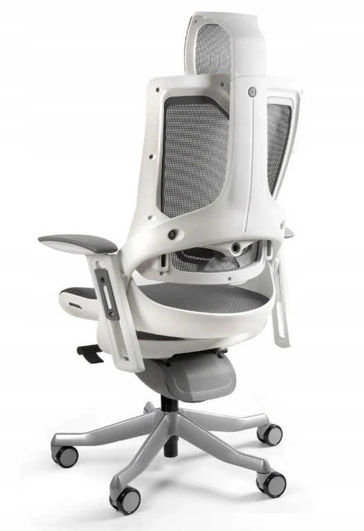 unique Ergonomiška biuro kėdė su tinkleliu Wau 2 Mesh - Balta/Grafito