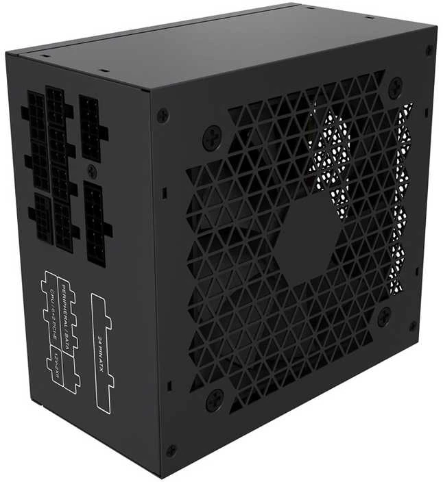 „Gembird CCC-PSUGOLD-750W“ maitinimo blokas „Fornax Power 750W“ aktyvus PFC 12 cm ventiliatorius 80+ aukso
