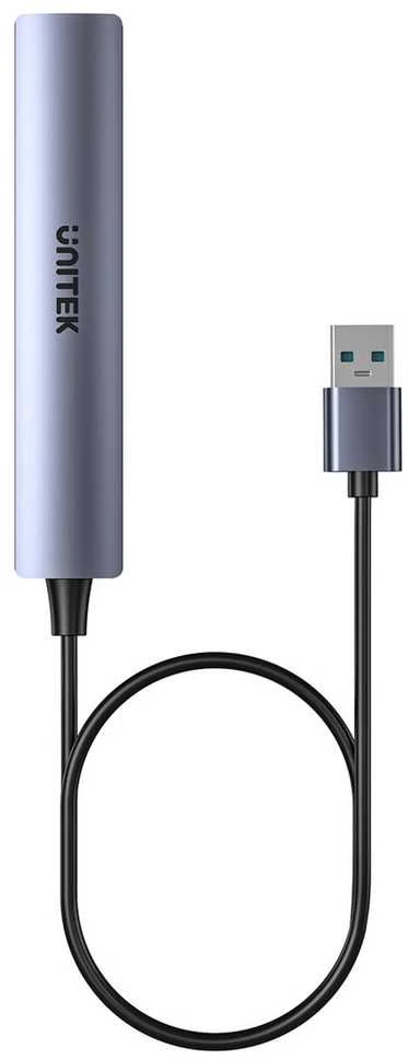 UNITEK kompaktiškas USB-A šakotuvas 3x USB 2.0 + 3.0 5GBPS