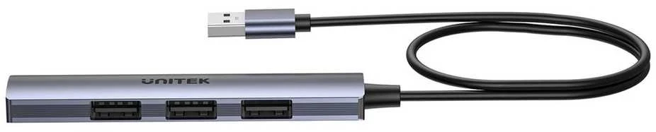 UNITEK kompaktiškas USB-A šakotuvas 3x USB 2.0 + 3.0 5GBPS