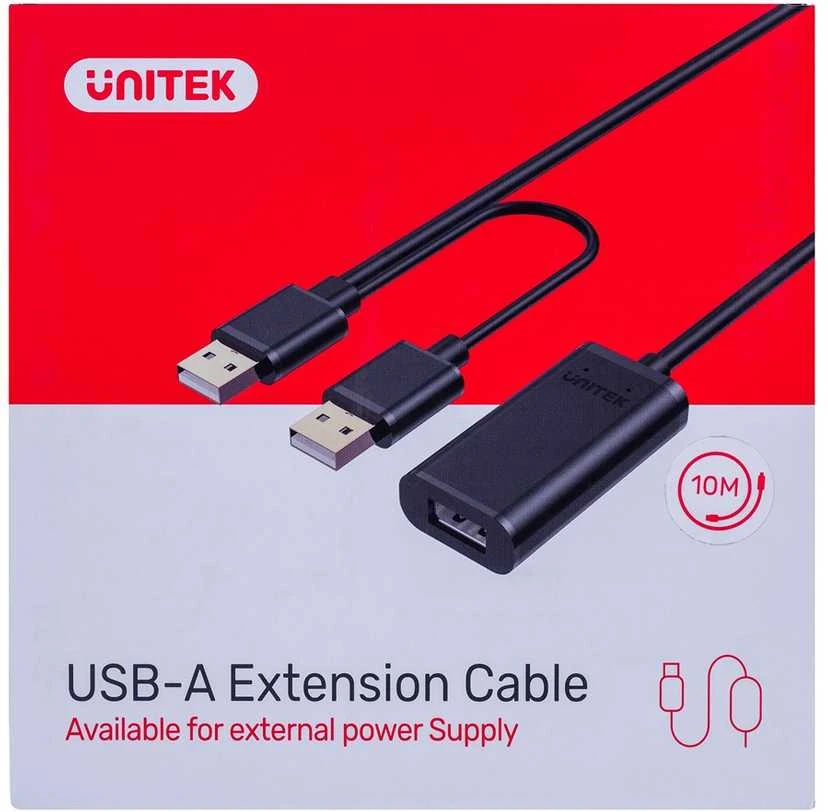 UNITEK Y-278 Unitek Cable USB 2.0 Active Extension, 10m, Y-278
