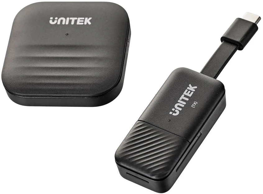 UNITEK V1184A01 AV extender AV transmitter & receiver Juodas