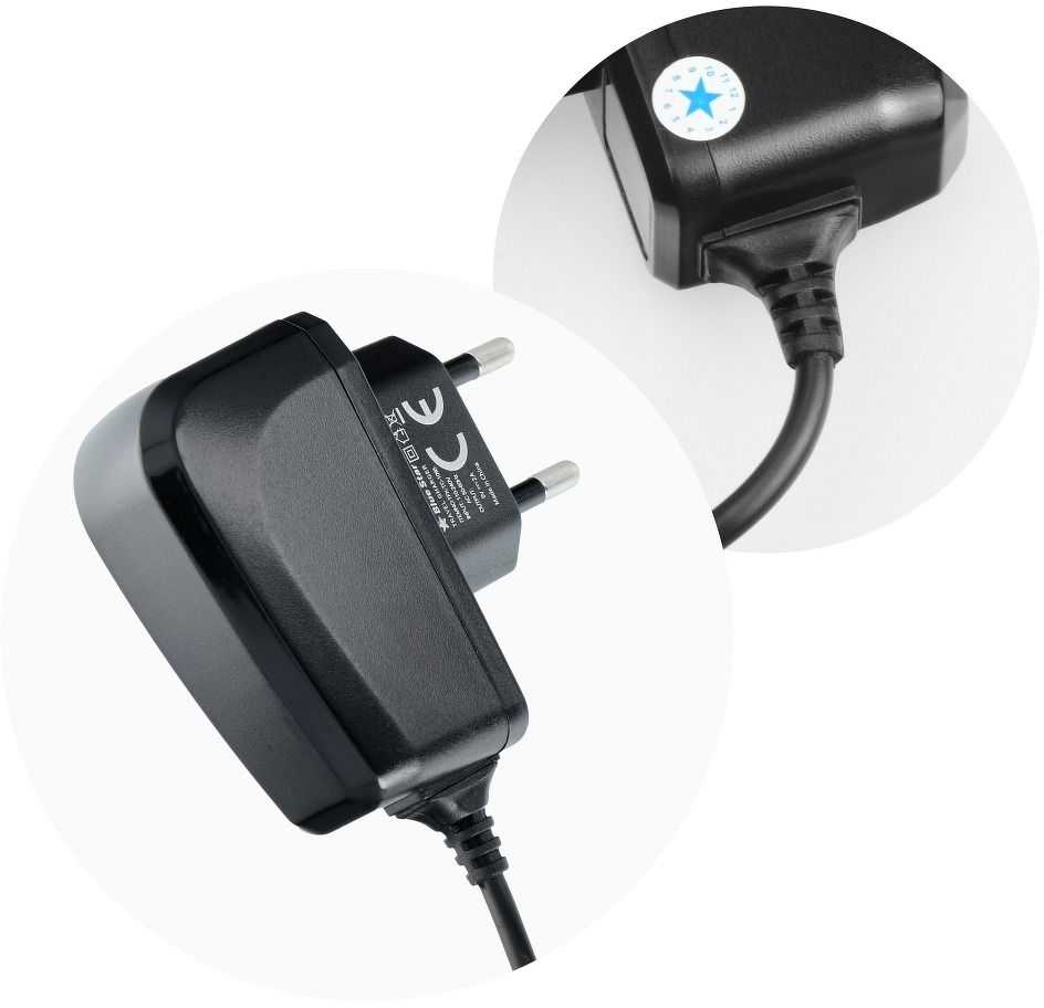 BlueStar Universalus Micro USB 2A Blue Star Lite sieninis įkroviklis